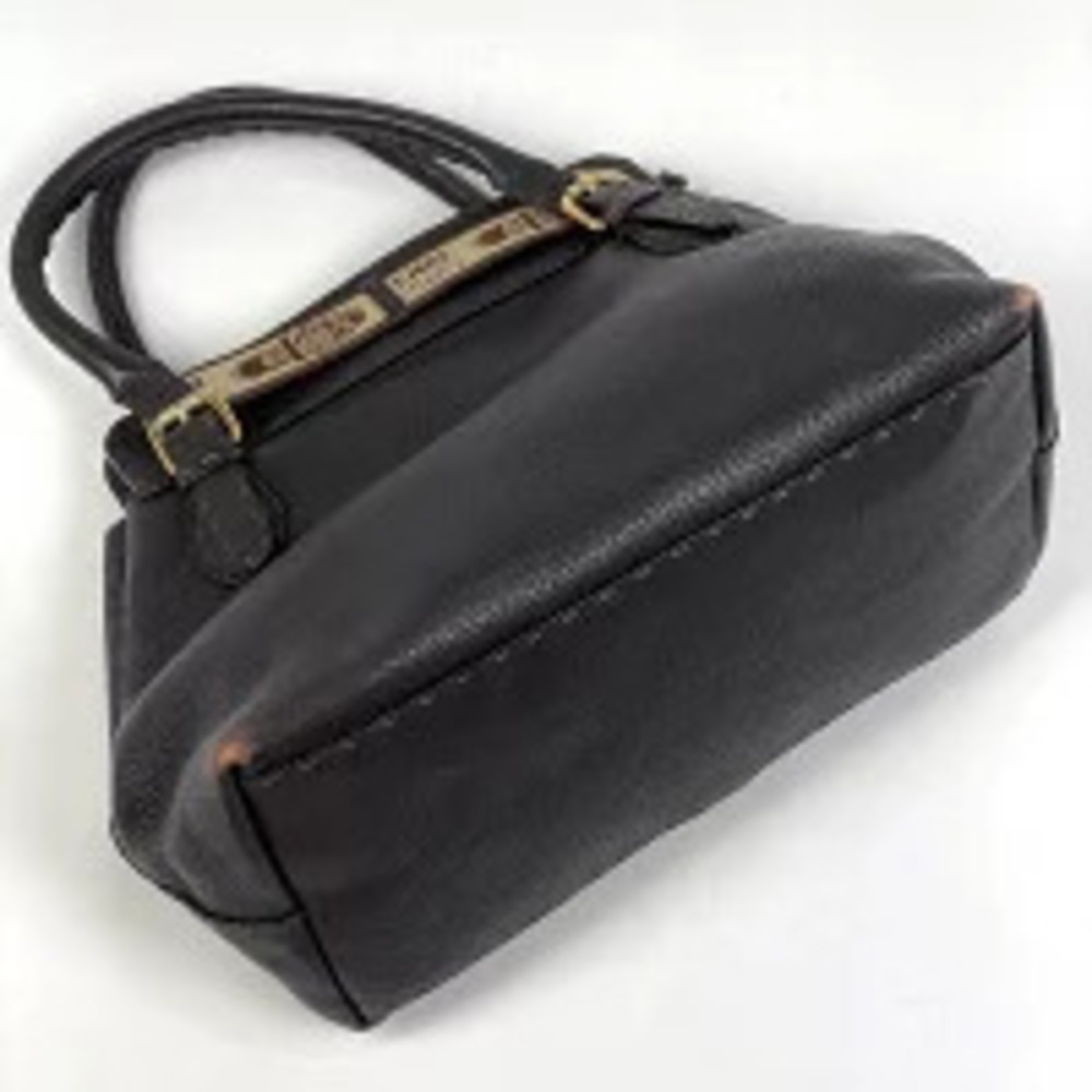 Fendi Borghese Selleria Leather Villa Horse Brown Handbag